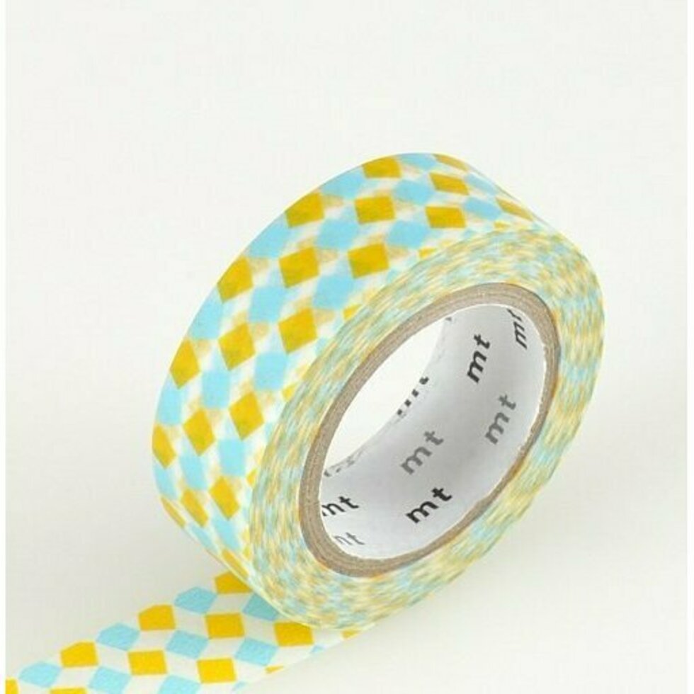 MT • Washi Tape - square yellow