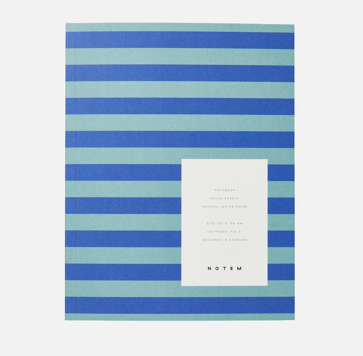 Notem Studio • Uma Notebook (M) - Blue Stripe