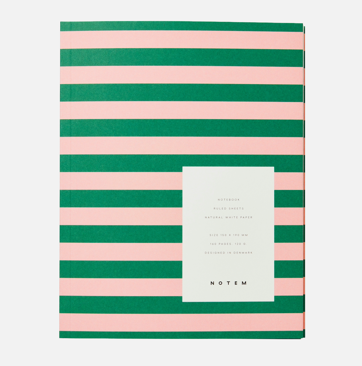 Notem Studio • Uma Notebook (M) - Green + Rose