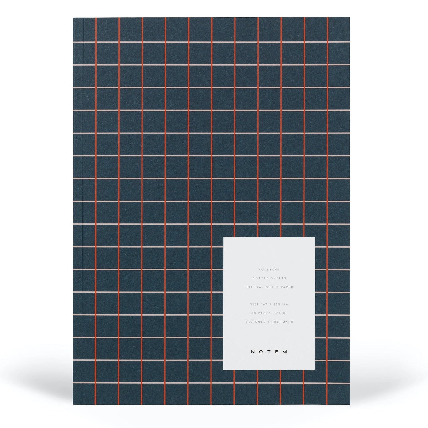 Notem • Vita Notebook (M) - Dark Blue Grid