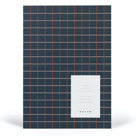 Notem • Vita Notebook (M) - Dark Blue Grid
