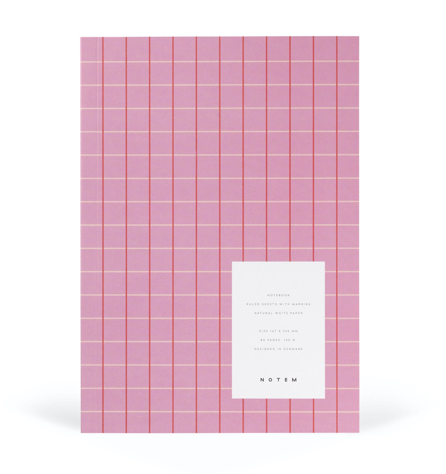 Notem • Vita Notebook (M) - Rose Grid