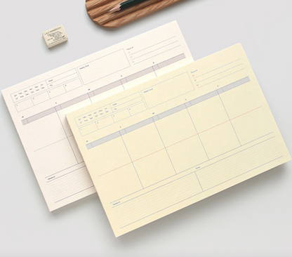 Gongjang • Weekly Desk Pad