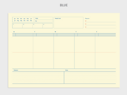 Gongjang • Weekly Desk Pad