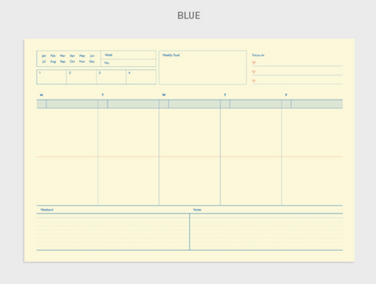 Gongjang • Weekly Desk Pad