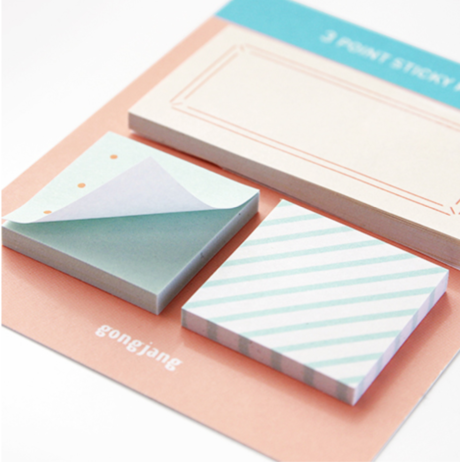 Gongjang / 3 Point Sticky Memo