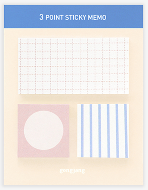 Gongjang / 3 Point Sticky Memo