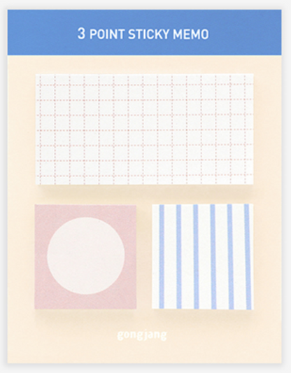 Gongjang / 3 Point Sticky Memo