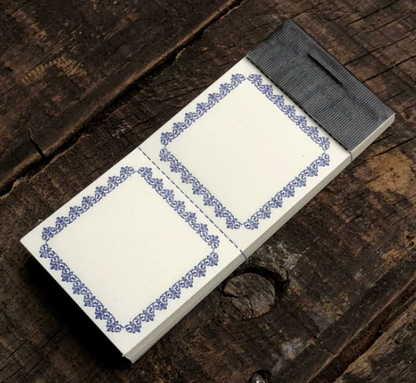 Classiky • Mini Letterpress Labels - Blue