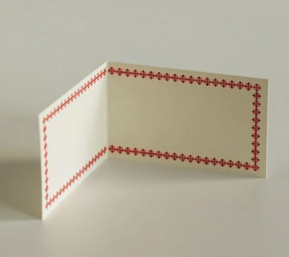 Classiky • Letterpress Folded Memo Card