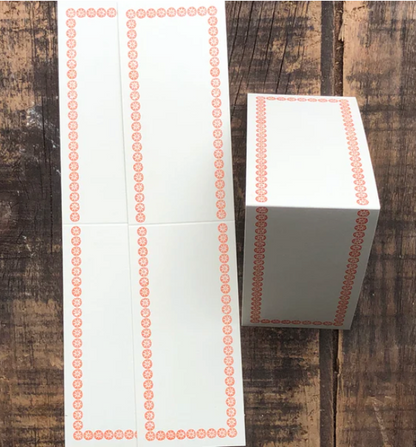 Classiky • Letterpress Folded Memo Card