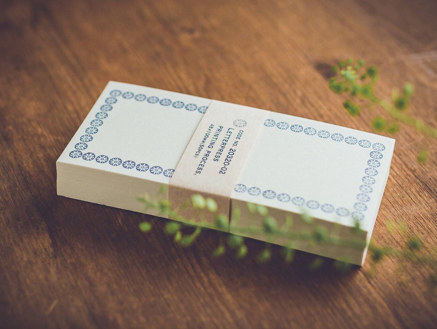 Classiky • Letterpress Cards - Blue