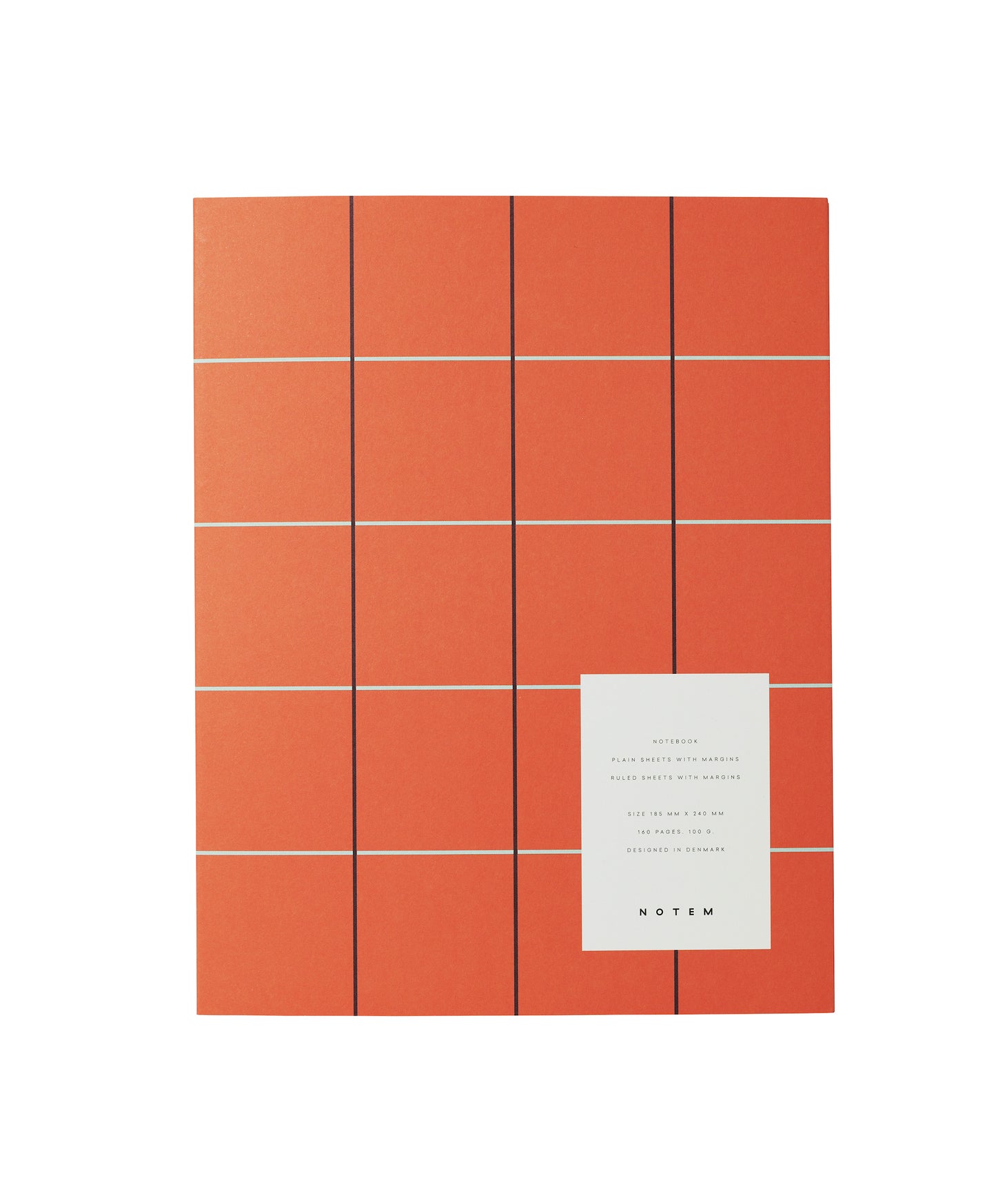 Notem • Uma Notebook (L) - Orange Check