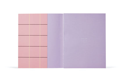 Notem • Uma Notebook (L) - Rose Check