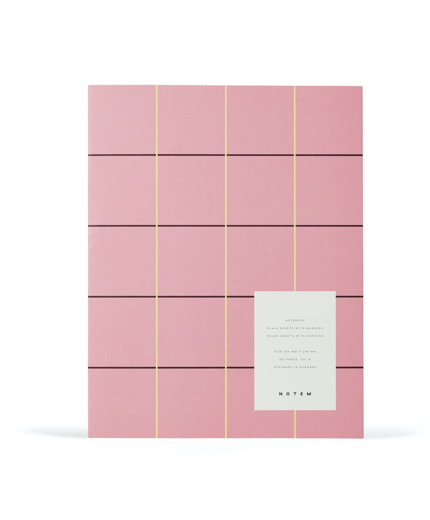 Notem • Uma Notebook (L) - Rose Check