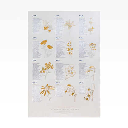 YAC • CA Native Wildflowers (3 colors)
