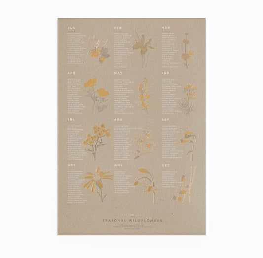 YAC • CA Native Wildflowers (3 colors)