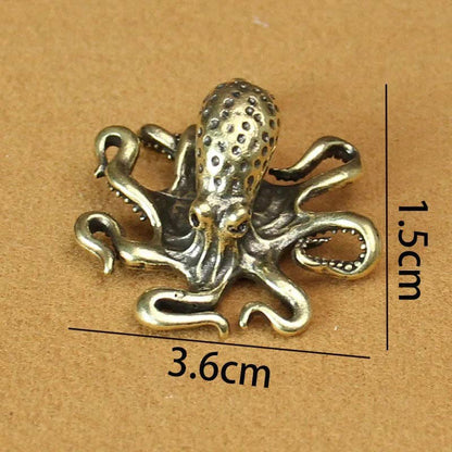 Kiyo Home • Brass Octopus Paperweight