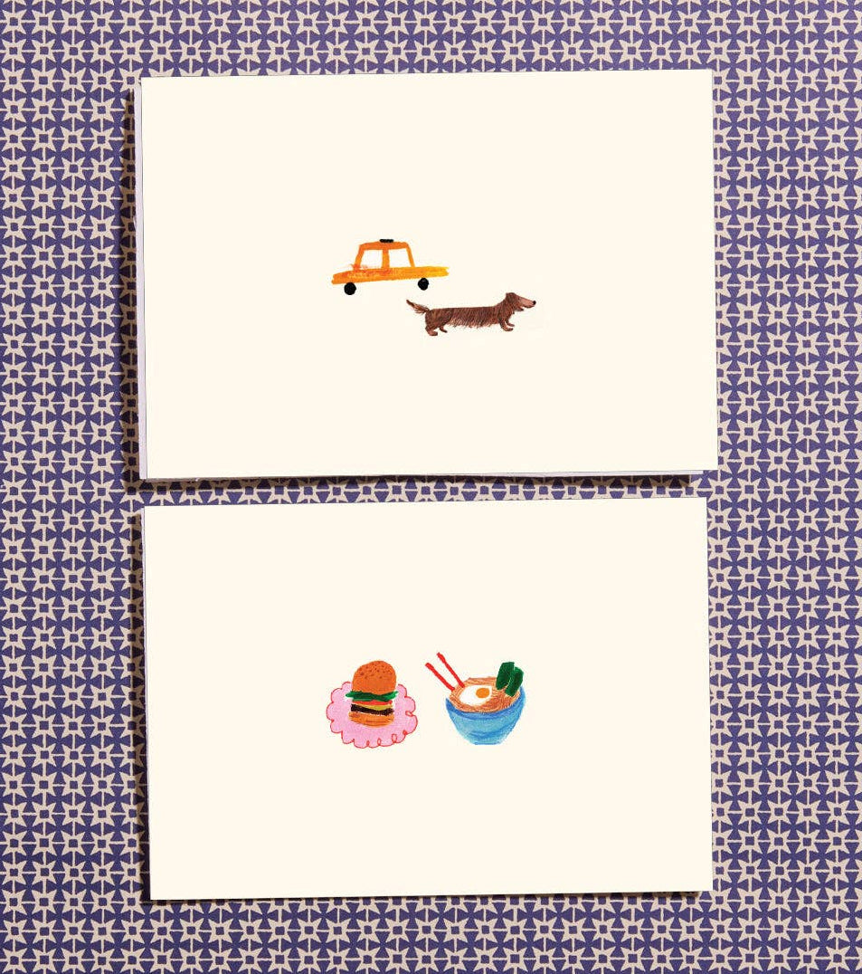Mr. Boddington’s Studio • Dachshund/Ramen Notecards