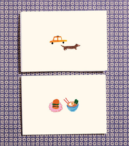 Mr. Boddington’s Studio • Dachshund/Ramen Notecards