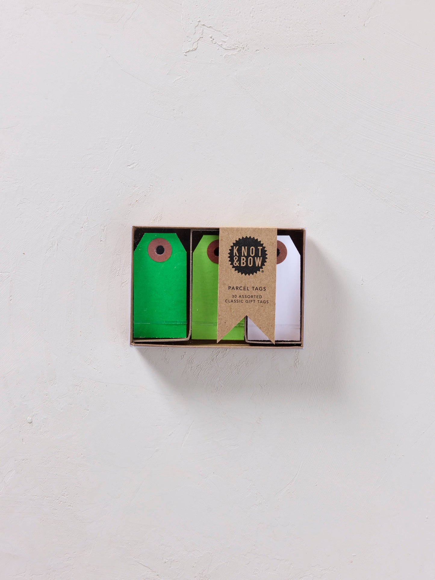 Knot & Bow • Parcel Tag Trio - greens