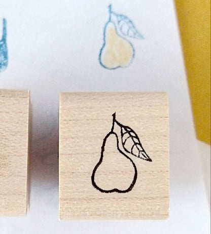 Peppercorn Paper • Pear Stamp