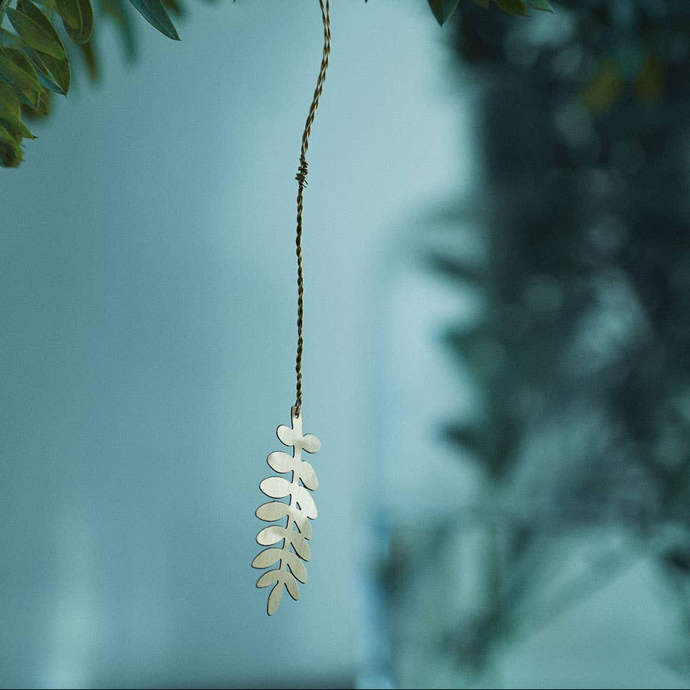 Fog Linen Work • Brass Leaf
