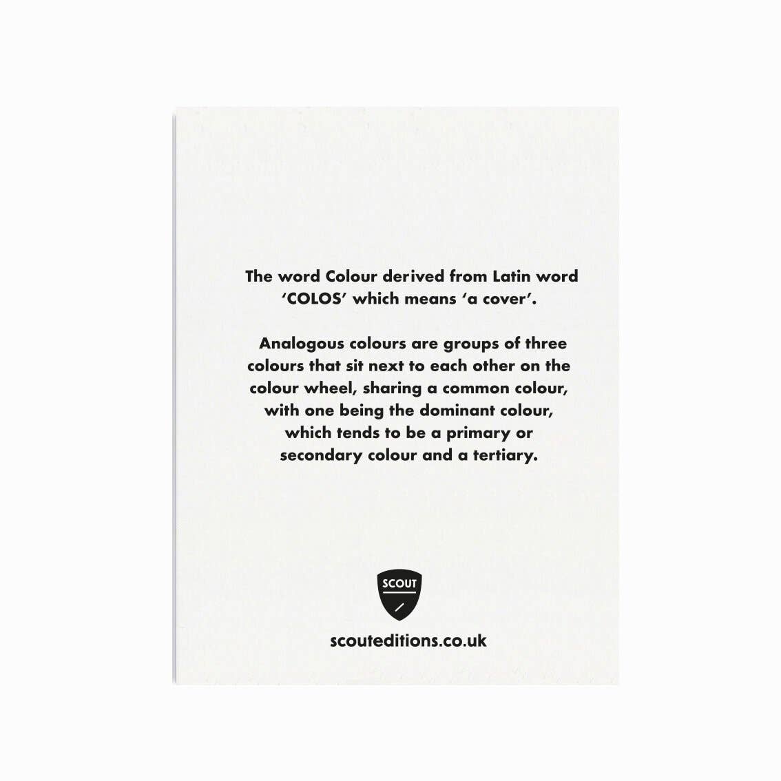Scout Editions • Color Wheel Mini Card
