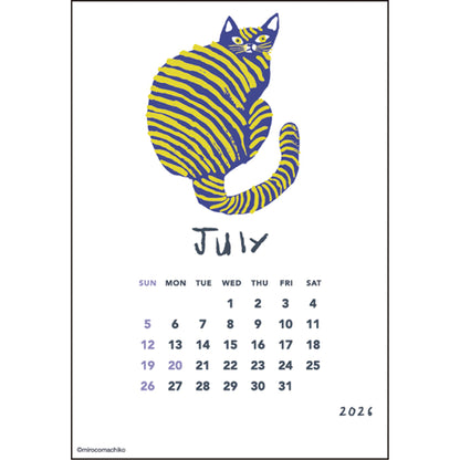 Miroco Machiko • 2026 Desk Calendar