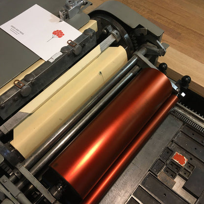 Green Bird Press • Letterpress Balloons Card