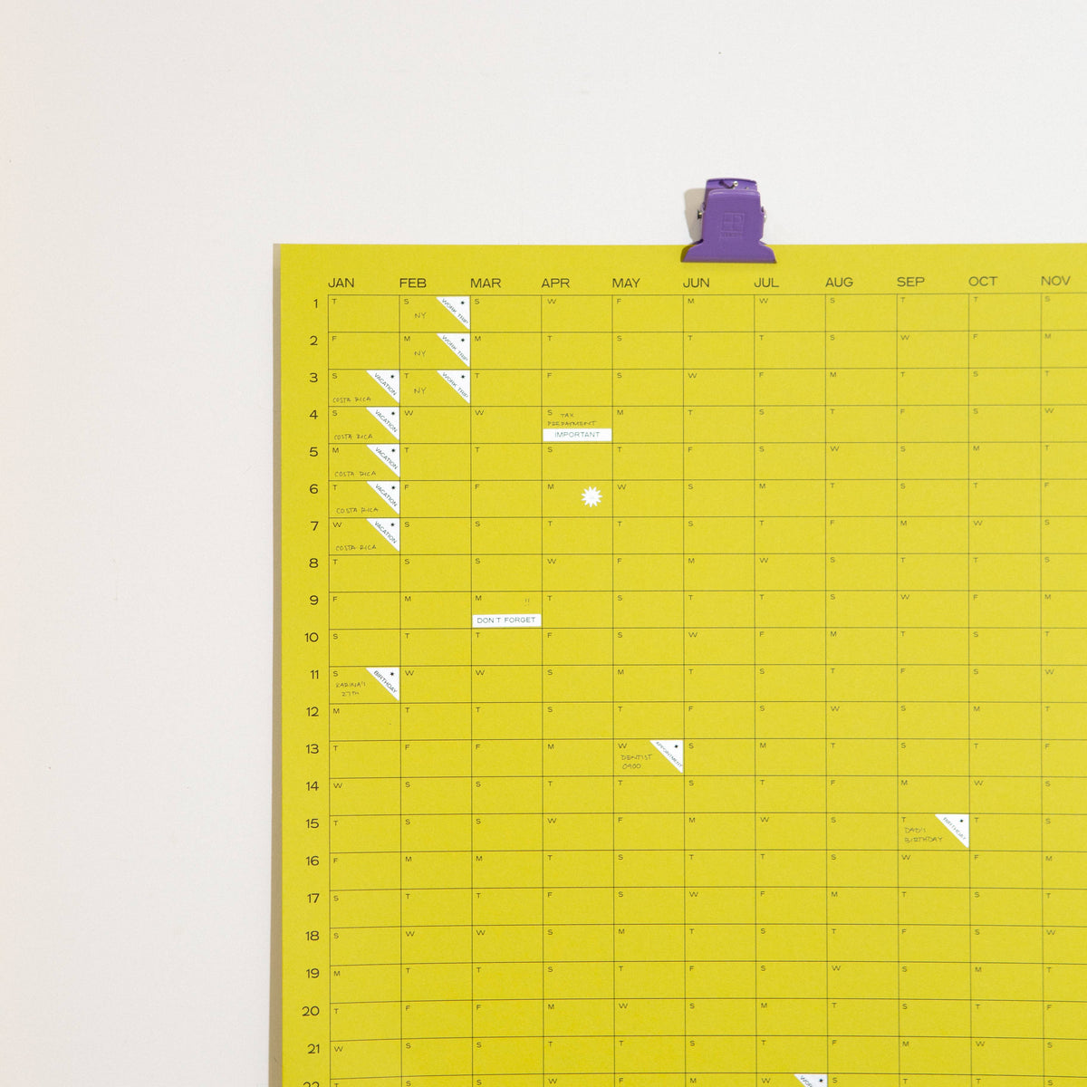 Case Study • Chrome Calendar Stickers