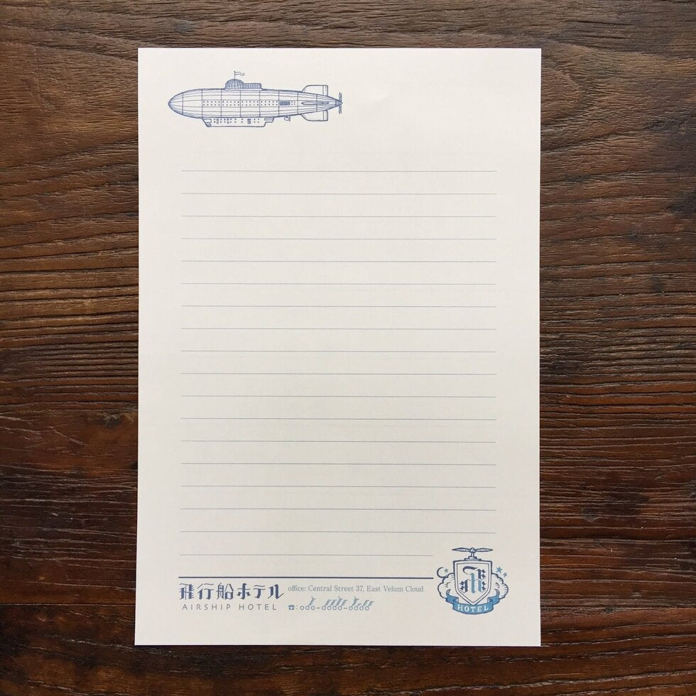 Kyupodo • Airship Hotel Letter Pad