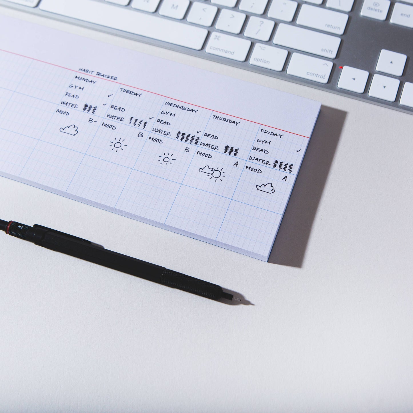 Case Study • Keyboard Desk Notepad