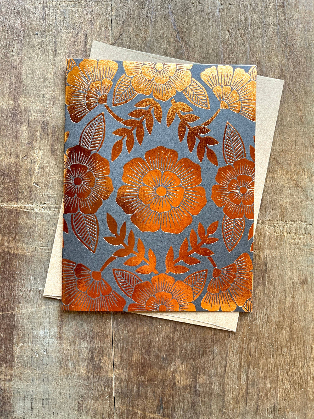 Katharine Watson • Foil-Stamped Card - Flower