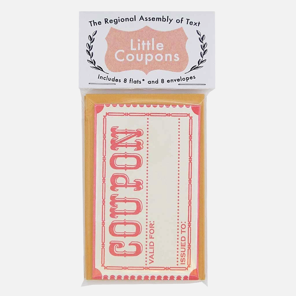 The Regional Assembly of Text • Little Coupons