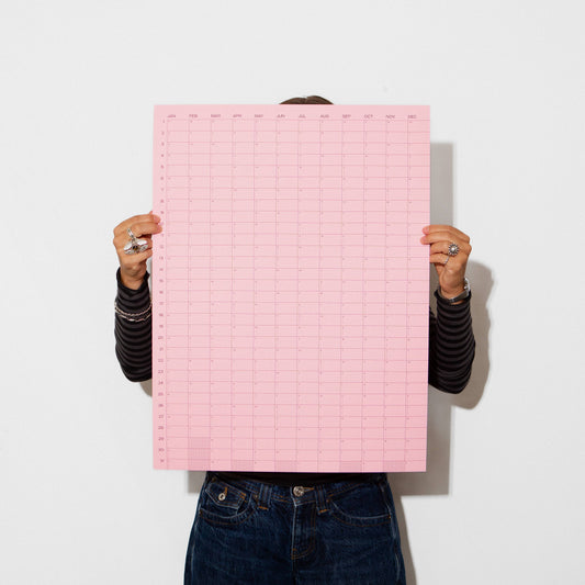 Case Study • 2027 Wall Calendar - Pink
