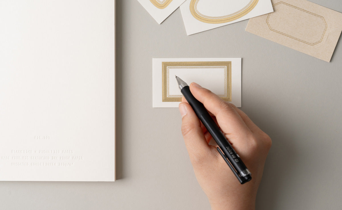 Trolls • Label Sticky Paper - Brass Frame