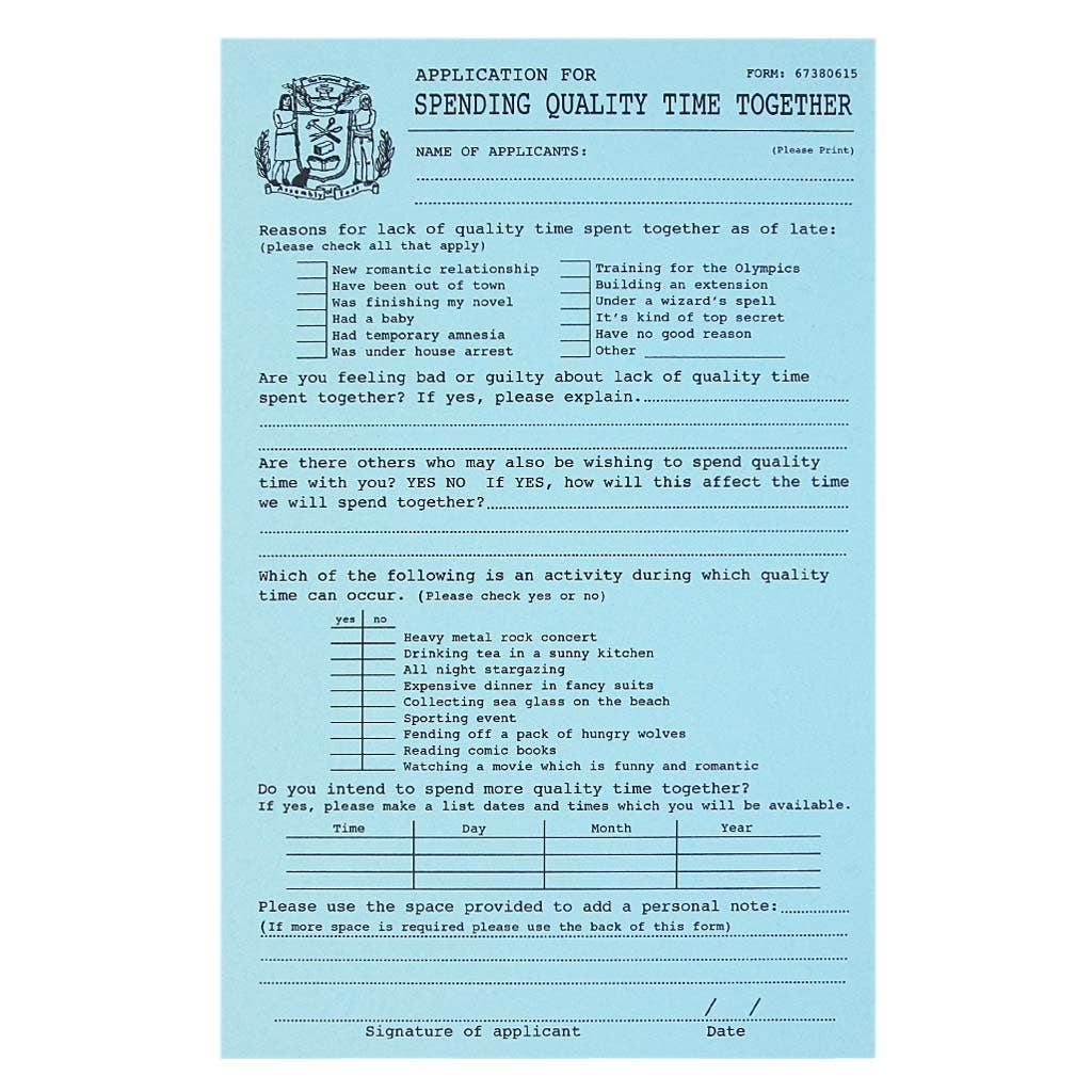 The Regional Assembly of Text • Quality Time Application