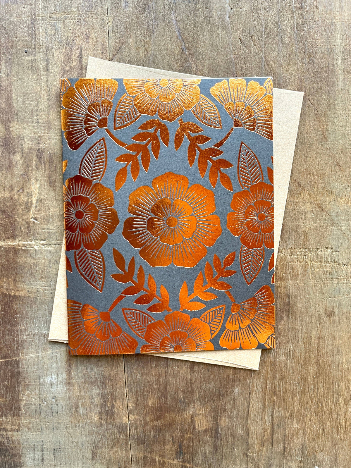 Katharine Watson • Foil-Stamped Card - Flower