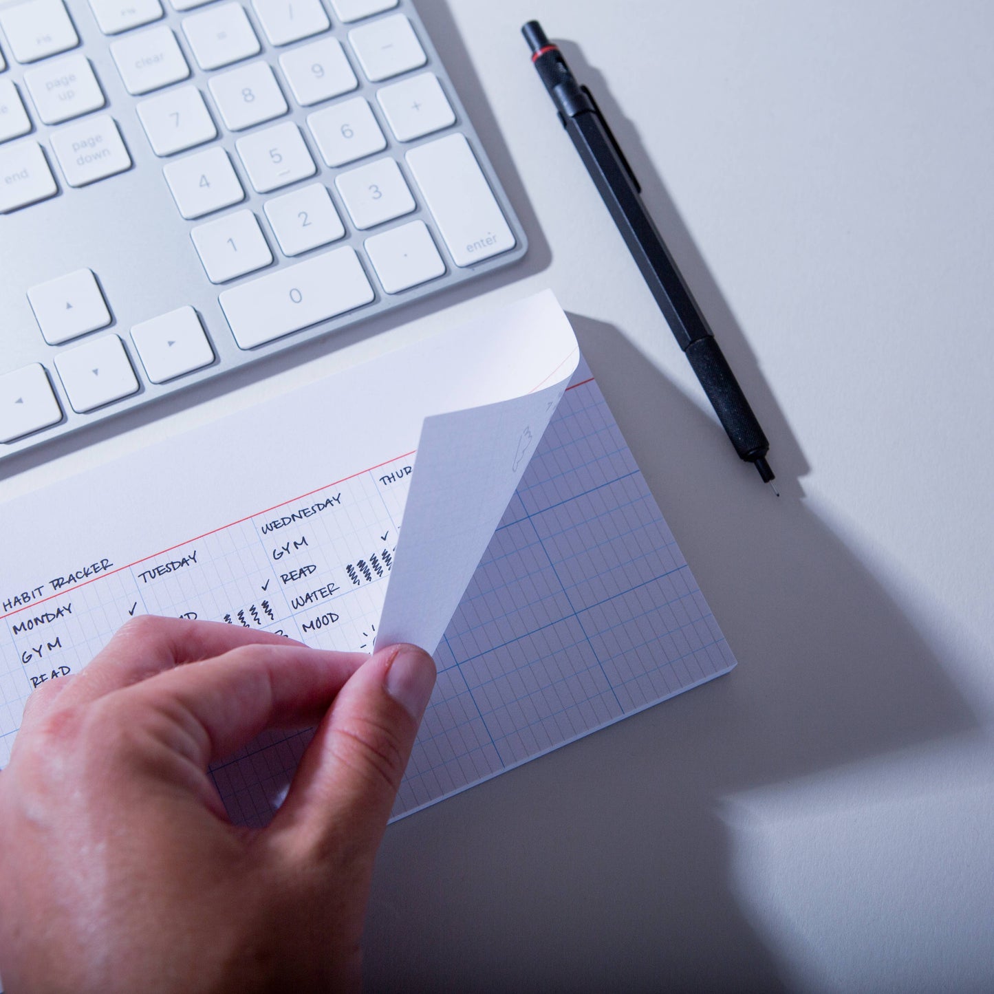 Case Study • Keyboard Desk Notepad