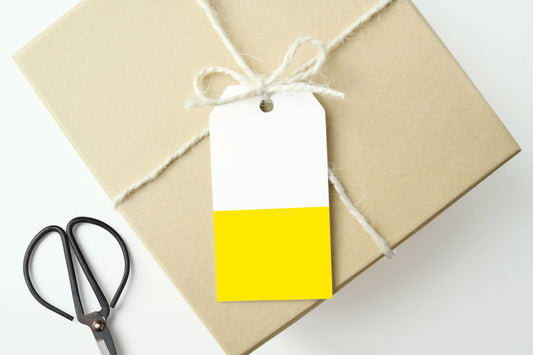 MELLOWWORKS • Color Block Gift Tags