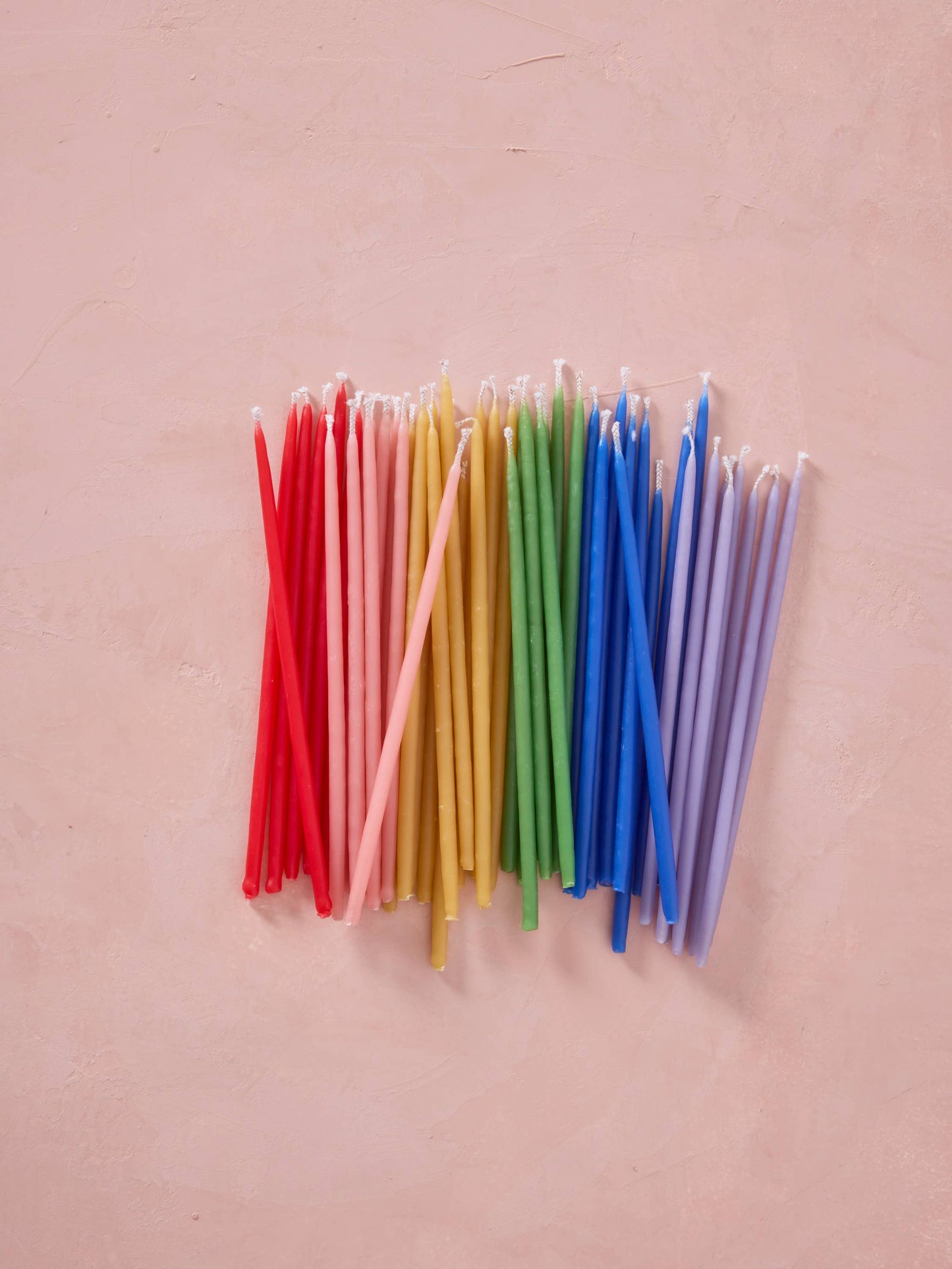 Knot & Bow • Beeswax Candles - rainbow