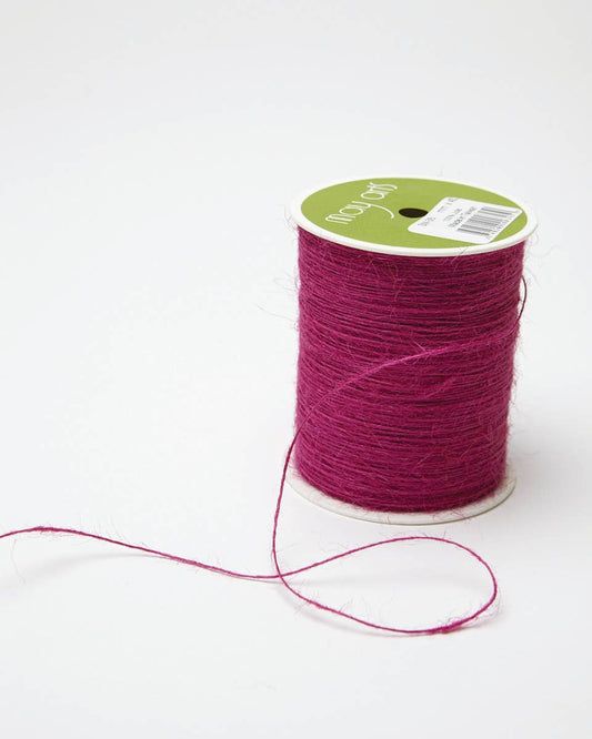 May Arts • 1 mm Jute Burlap String - Boysenberry