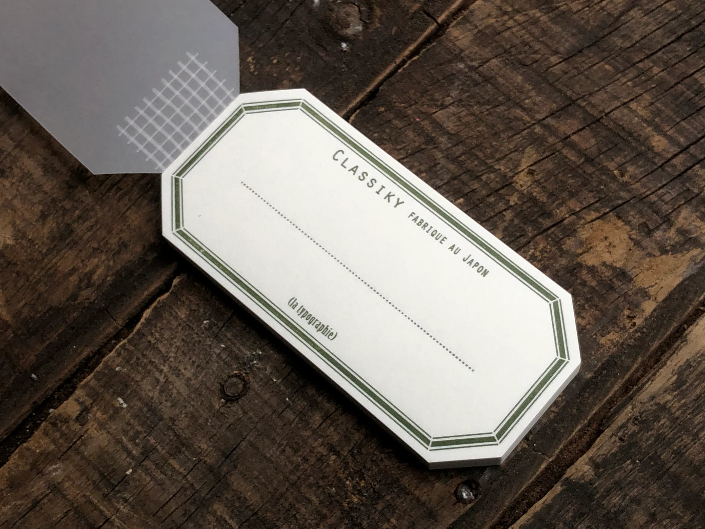 Classiky • Letterpress Water Adhesive Labels