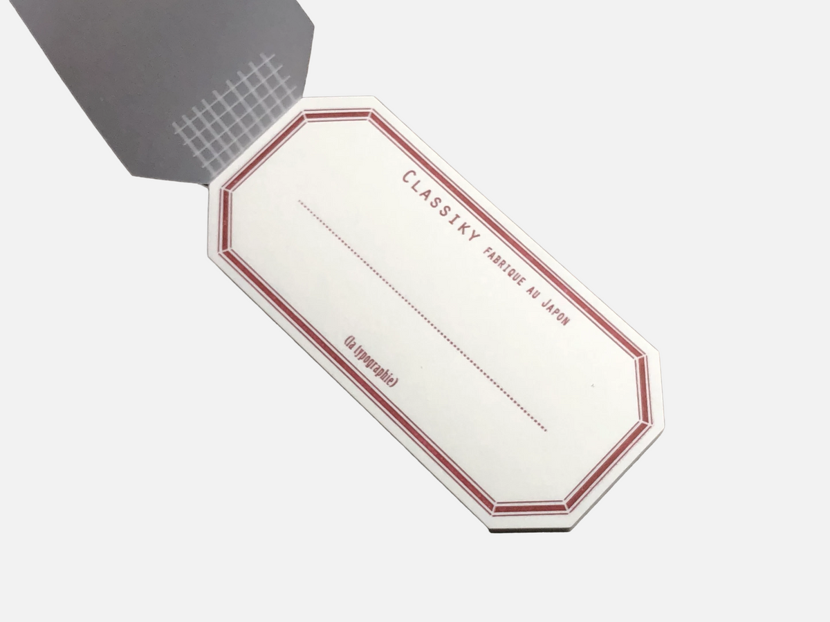 Classiky • Letterpress Water Adhesive Labels
