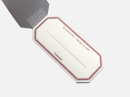 Classiky • Letterpress Water Adhesive Labels