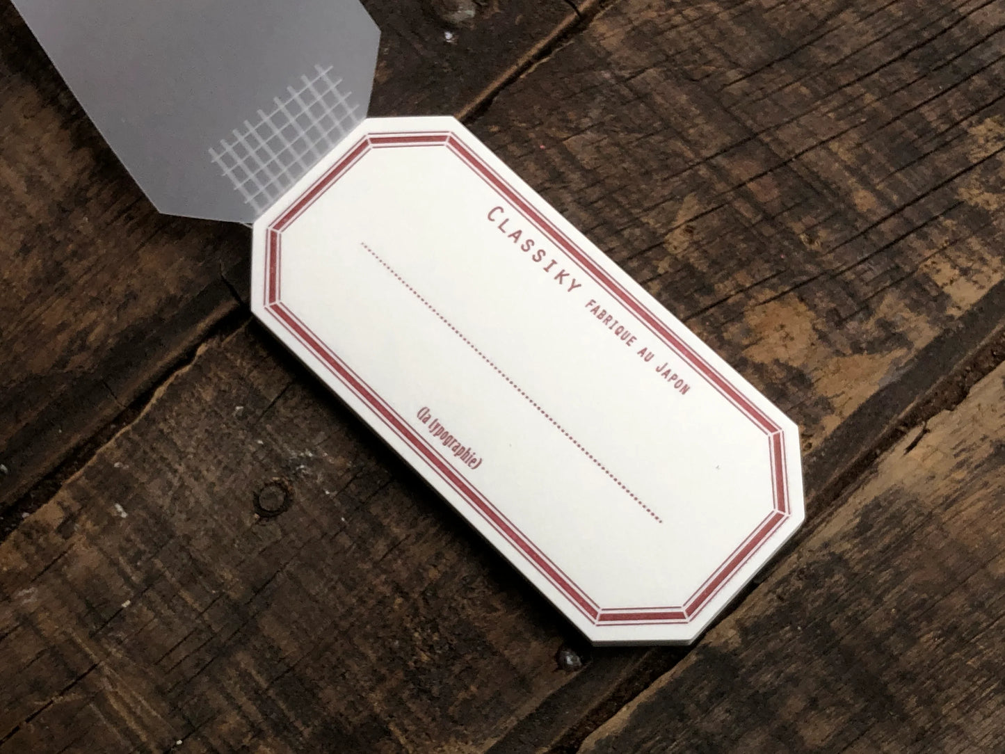Classiky • Letterpress Water Adhesive Labels
