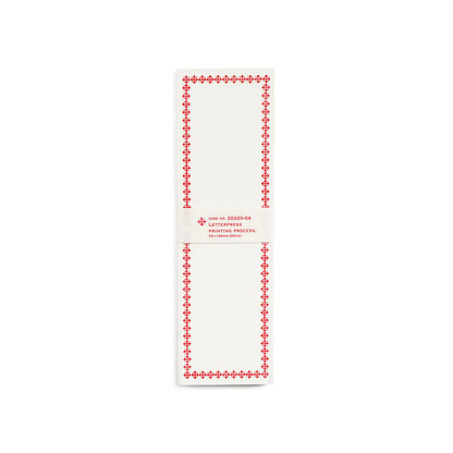 Classiky • Letterpress Folded Memo Card