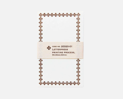 Classiky • Letterpress Cards - Brown