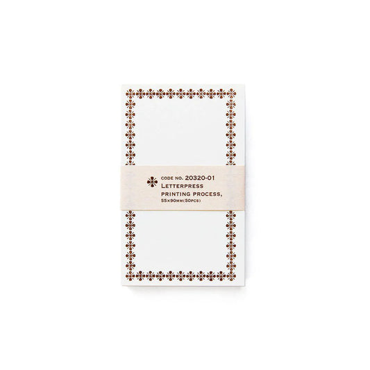 Classiky • Letterpress Memo Cards (2 colors)